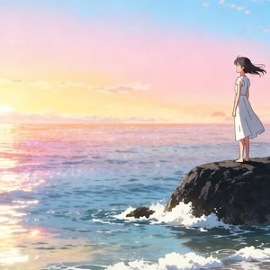 阳光与爱的海边