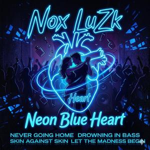 Neon Blue Heart