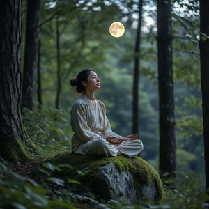 Moonlight Pollen Ambient 510 Hz