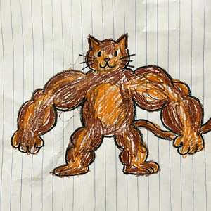 Огромный кот