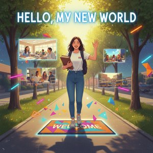 낯선 새로운 학교 앞 (The Threshold)