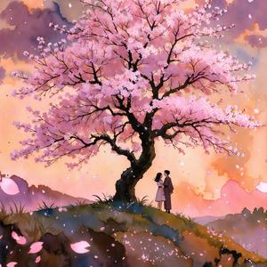 桜の帰り道