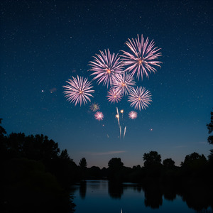 夜空に咲いた恋模様