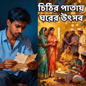 চিঠির পাতায় ঘরের উৎসব