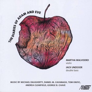 The Diaries of Adam and Eve for violin, double bass, and optional narrators:VI. Apple