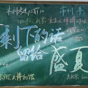 剩下的话留给盛夏