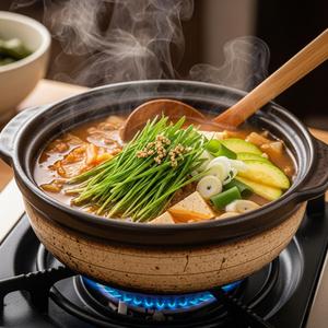 푸른 봄날의 밀순 된장국