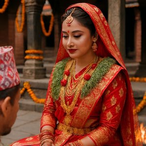 नेपाली विवाह गीत( विदाई शैली)