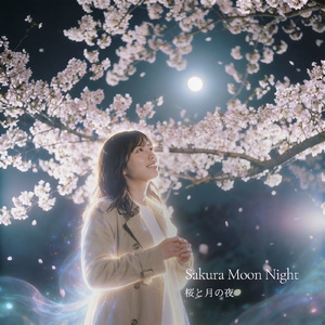 桜と月の夜