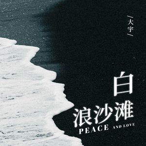 白浪沙滩