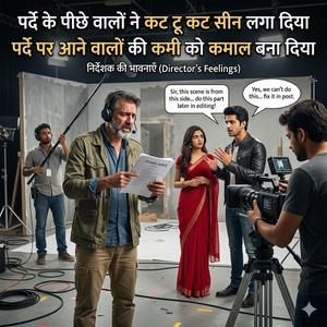 पर्दे के पीछे वालों ने कट टू कट सीन लगा दिया, पर्दे पर आने वालों की कमी को कमाल बना दिया