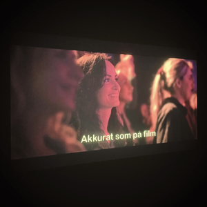 Akkurat som på film