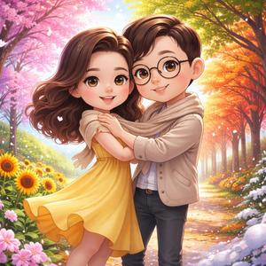 사계절이 너라서