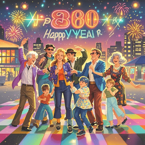 新年拥抱迪斯科