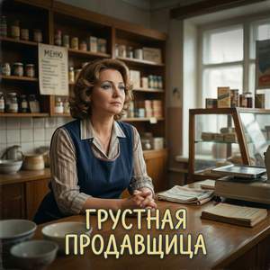 Грустная продавщица