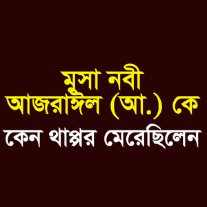 মুসা নবীর আজরাইল আ. কে কেন থাপ্পর মেরেছিলেন