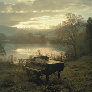 Acordes Del Amanecer Rústico Del Piano