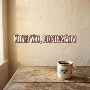 Melted Wax Burning Slow