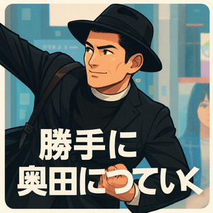 勝手に奥田についていく