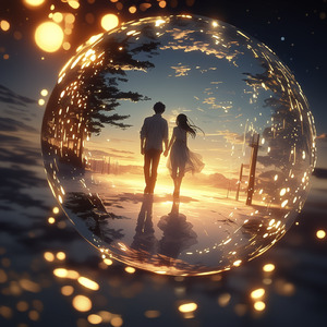 空に映る恋のビー玉