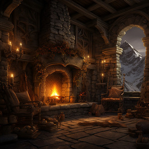 Serenidad Gentil Junto A Las Llamas