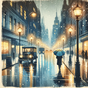 雨の日の帰り道
