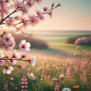 벚꽃 속으로, 빛나는 들판 (Into the Blossoms, Shining Field)