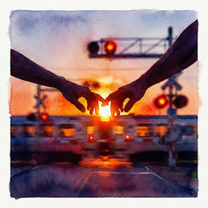 踏切の向こうで