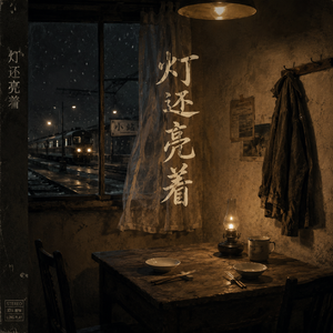 灯还亮着