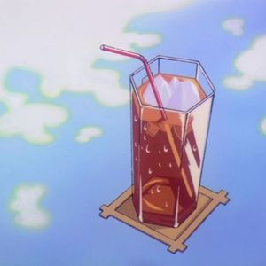 真夏に氷を飲む