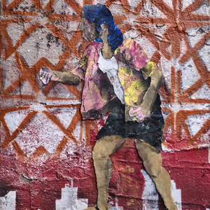 Duvara İşlenmiş Kadın