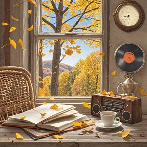 落叶书签-吴庆国