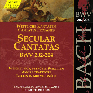 Weichet nur, betrübte Schatten, BWV 202, "Wedding Cantata" (version for voice):Aria: Weichet nur, betrubte Schatten (Soprano)