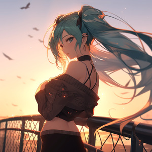 橋の上は既に夕暮れ (feat. 初音ミク)