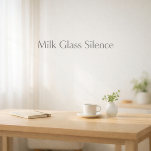 Milk Glass Silence