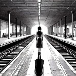 열차는 기다려도 오지 않네