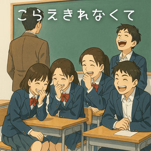 こらえきれなくて