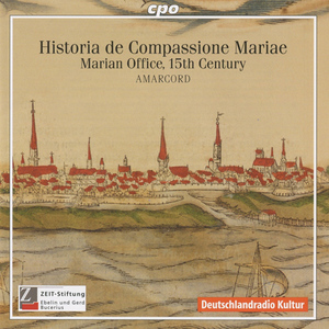 Historia de Compassione Gloriosissimae Virginis Mariae [Marian Office, Hamburg, 15th Century]:Ad secundo nocturno: Antiphona VI, "Quia filio crucifixo fideliter"