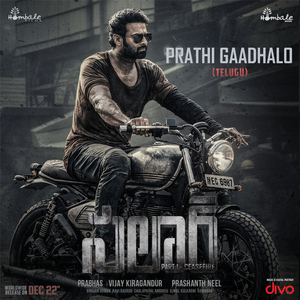 Prathikadalo (From "Salaar Cease Fire - Telugu")