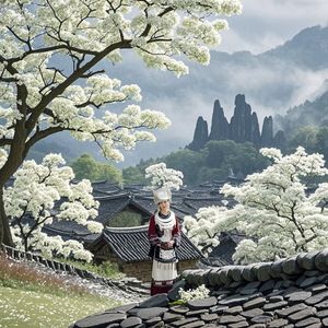 流苏花开