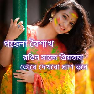 রঙিন সাজে প্রিয়তমা তোরে দেখবো প্রাণ ভরে