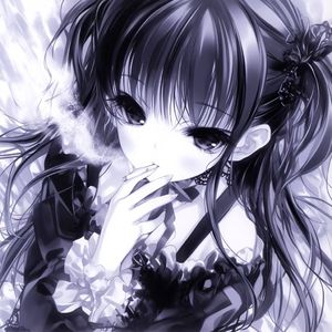 烟圈（后来我开始学习大人抽起了烟）