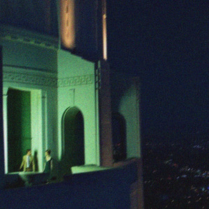 The house in front of the library