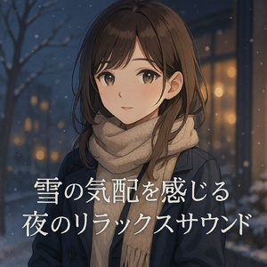 可愛い猫と寄り添う夜のメロディ