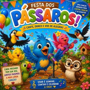 Pássaros Infantil Música de crianças para festa dos Passarinhos