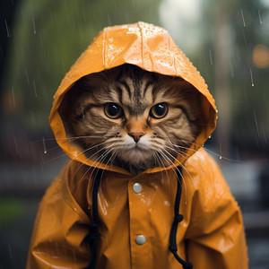 Suave Ronroneo De La Lluvia En El Sueño Felino