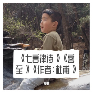 《七言律诗》《客至》《作者：杜甫》