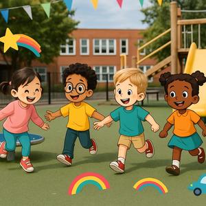 La grădiniță ne jucăm, râdem și învățăm