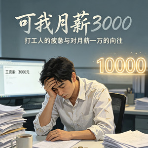 可我月薪三千多