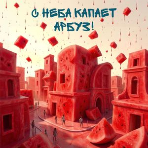С неба капает арбуз!